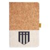 Cork And Heathered Fabric Hardcover Journal 5.5" X 8.25" Thumbnail