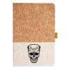 Cork And Heathered Fabric Hardcover Journal 5.5" X 8.25" Thumbnail