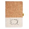 Cork And Heathered Fabric Hardcover Journal 5.5" X 8.25" Thumbnail