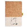 Cork And Heathered Fabric Hardcover Journal 5.5" X 8.25" Thumbnail