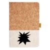 Cork And Heathered Fabric Hardcover Journal 5.5" X 8.25" Thumbnail