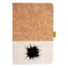 Cork And Heathered Fabric Hardcover Journal 5.5" X 8.25" Thumbnail