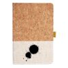 Cork And Heathered Fabric Hardcover Journal 5.5" X 8.25" Thumbnail