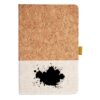 Cork And Heathered Fabric Hardcover Journal 5.5" X 8.25" Thumbnail