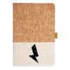 Cork And Heathered Fabric Hardcover Journal 5.5" X 8.25" Thumbnail