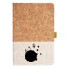 Cork And Heathered Fabric Hardcover Journal 5.5" X 8.25" Thumbnail